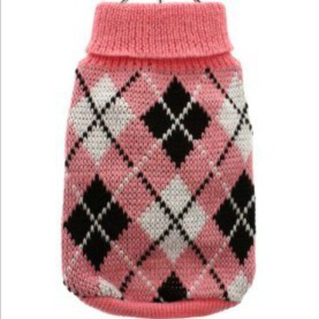 Argyle Sweater, Pink